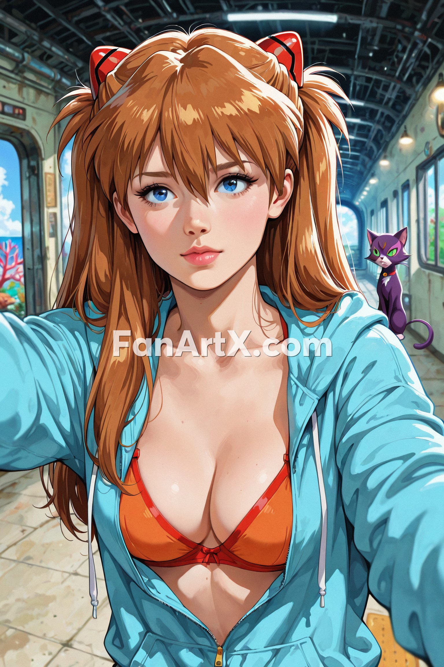 Asuka Langley Soryu fanart - Neon Genesis Evangelion Character 1661755